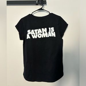 Mary Wyatt London “Satan is a Woman” tee